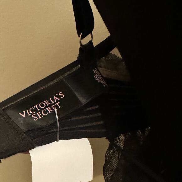 Victoria's Secret Sexy Little Thing Sheer Mesh Push Up Babydoll lingerie‎ 36D - Picture 7 of 9